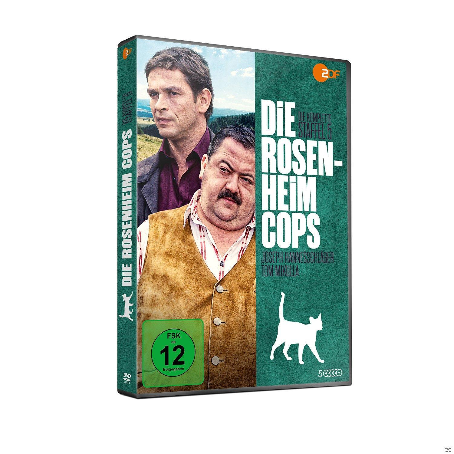 DVD-Hülle mit zwei Männern und dem Text 'Die Rosenheim Cops'.