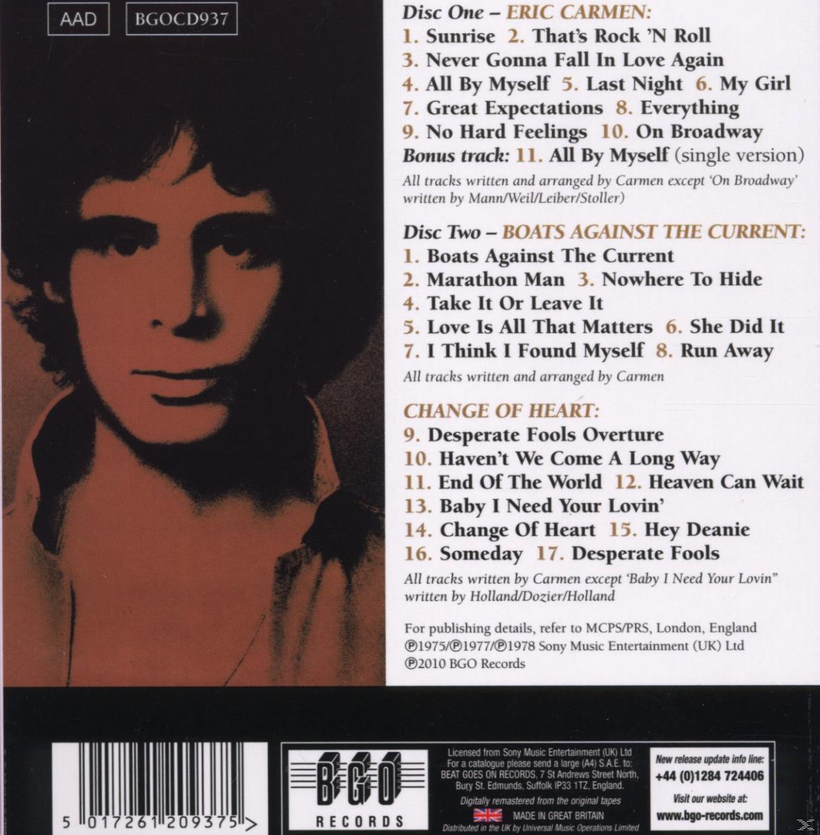 Eric Carmen - Boats (CD) Current/ The Against Change Of - Heart