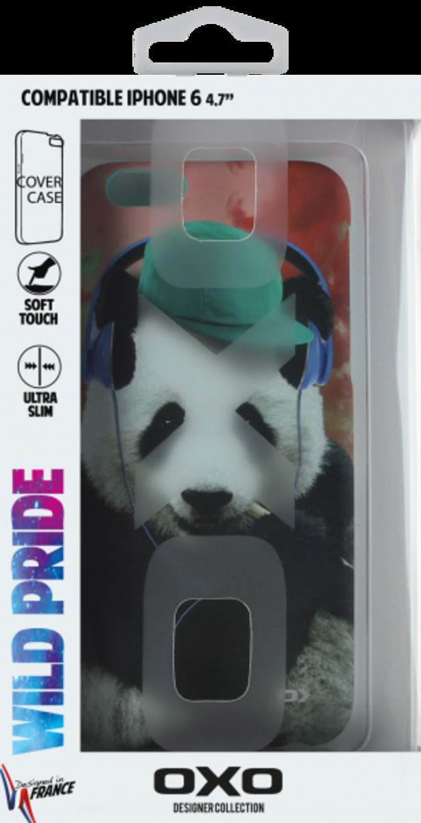 OXO-COLLECTION XCOIP6WPAPA6 Wildpride Panda, Backcover, Apple, iPhone 6, iPhone 6s, Print