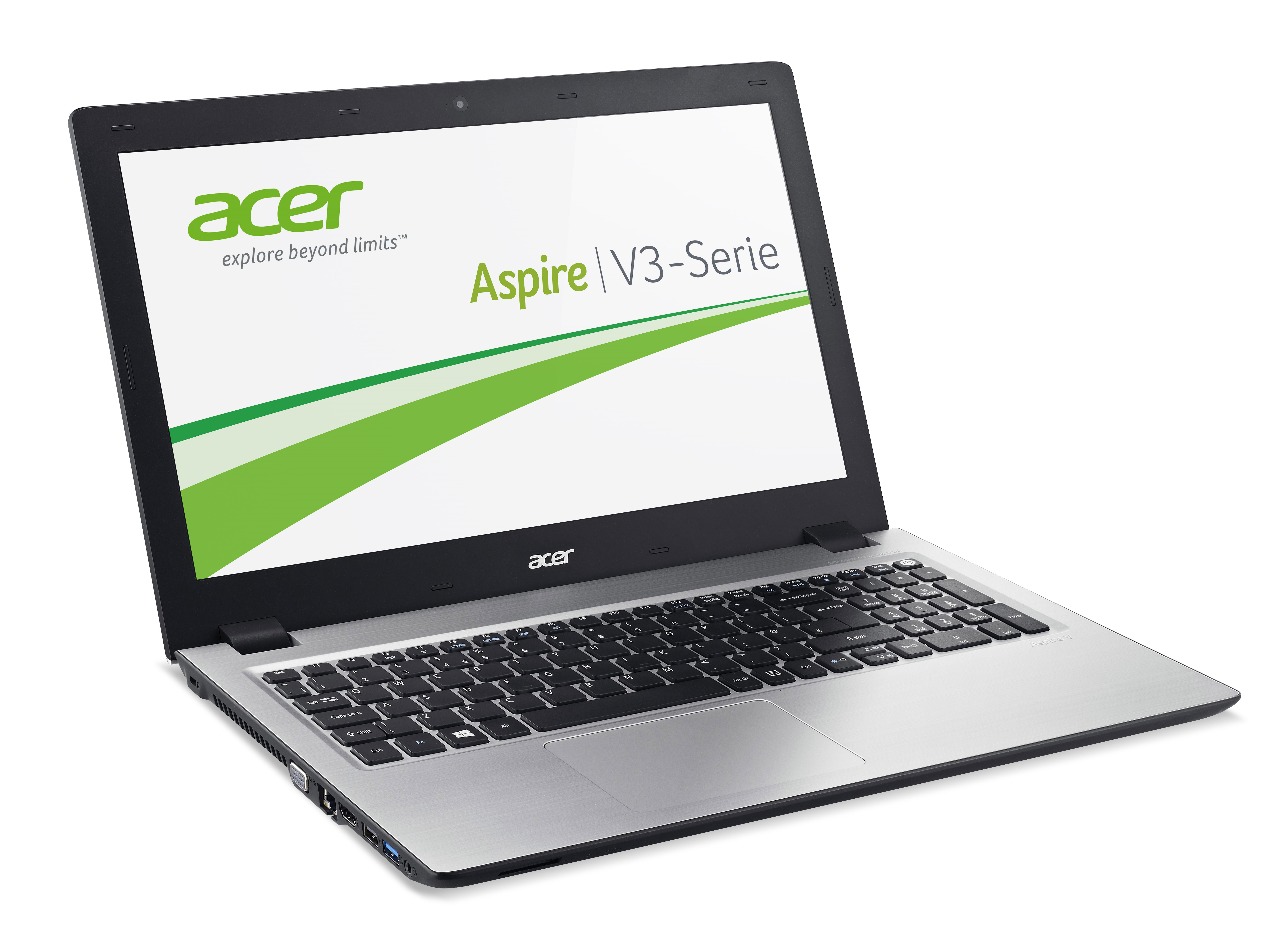 ACER Aspire V3-574-50W5 (NX.G1KEG.003) Notebook, 15,6 Zoll, Intel® Core™ i5-5200U Prozessor
(3M Cache, bis zu 2.70 GHz), 8 GB, 1000 GB SSHD