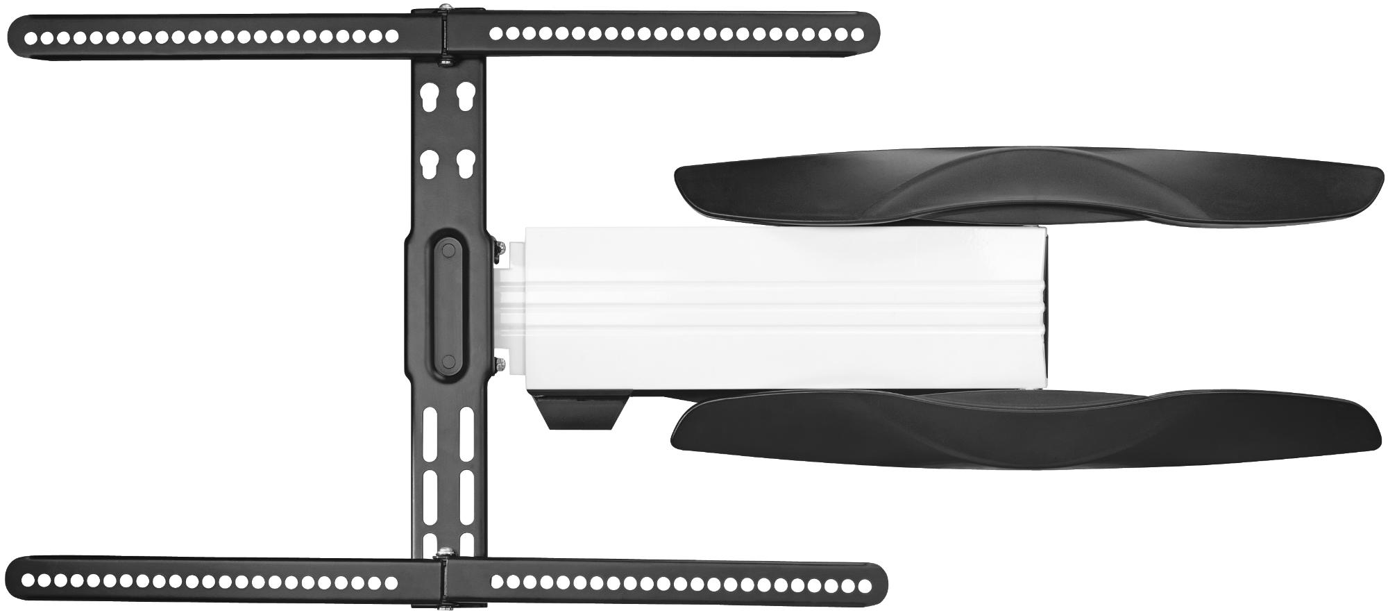 HAMA FULLMOTION, 5 Sterne, Curved-TV Wandhalterung, max. 65 Zoll, Neigbar, rotierbar, Schwenkbar, Schwarz/Weiß