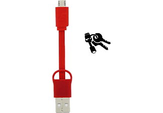 ENERGIZER POCKETMCRD2 Kırmızı USB To Micro USB Data + Şarj Kablosu