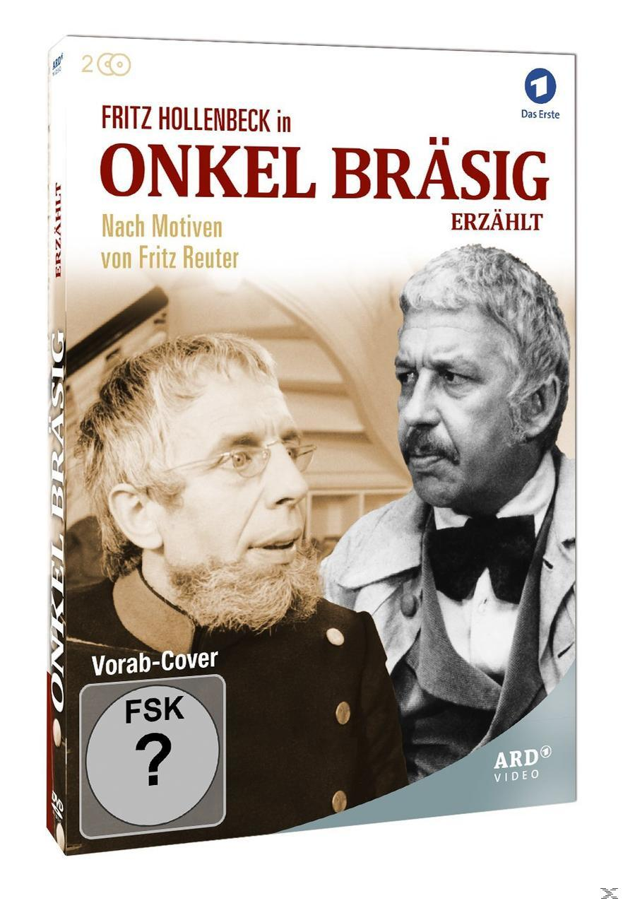 DVD-Hülle für Onkel Bräsig, mit zwei Männern, einer mit langem Bart, einer im Anzug.