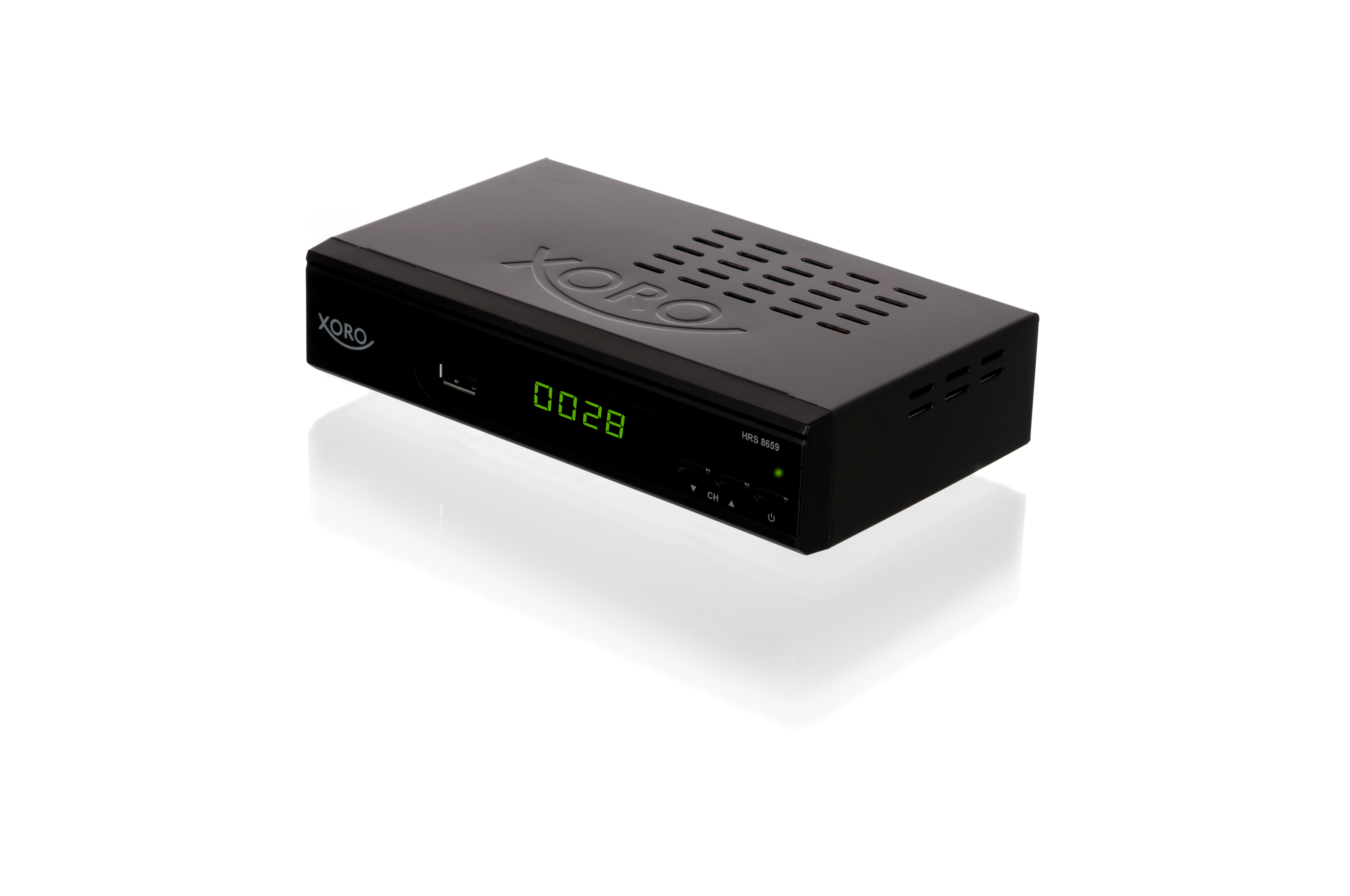 XORO HRS 8659 Receiver (HDTV, DVB-S, DVB-S2, Schwarz)