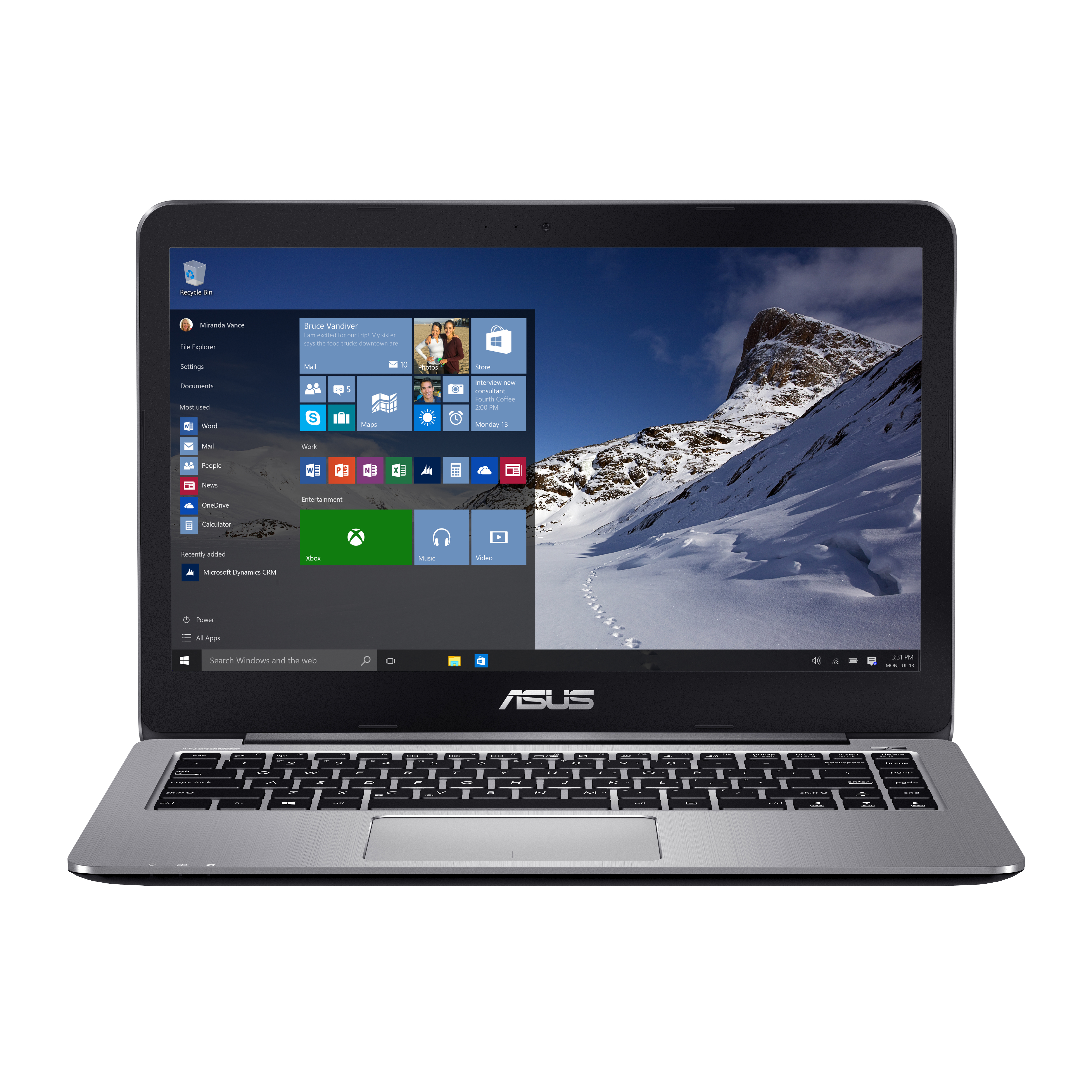ASUS R416SA-WX0022T - 14 Zoll - Intel® Celeron® N3050 - 2 GB - 32 GB - Intel® HD Graphics - Windows 10 Home (64 Bit)
