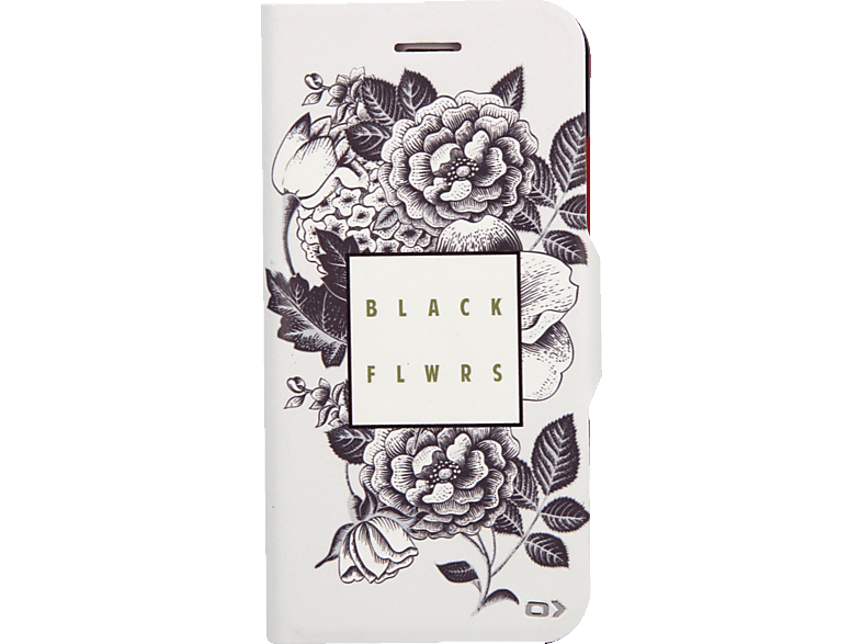 Mehrfarbig iPhone 6s, OXO-COLLECTION XBOIP6FLBKRO6 BLACK iPhone Bookcover, Apple, ROSES, 6,