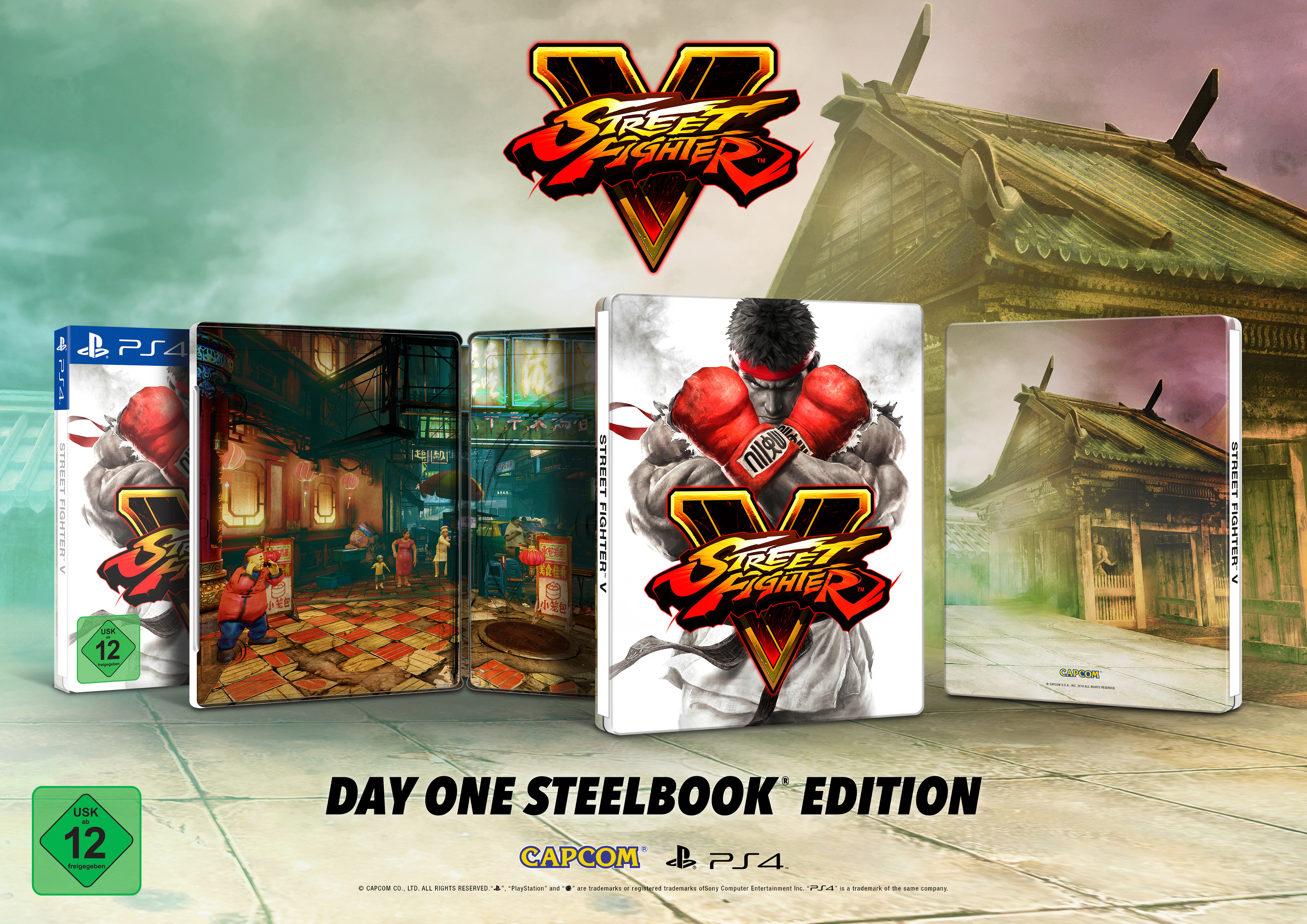 Street Fighter 5 (Steelbook Edition) - [PlayStation 4]