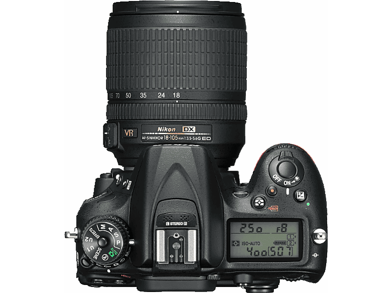 NIKON D7200 18-105 mm VR Lens Kit Dijital SLR Fotoğraf Makinesi