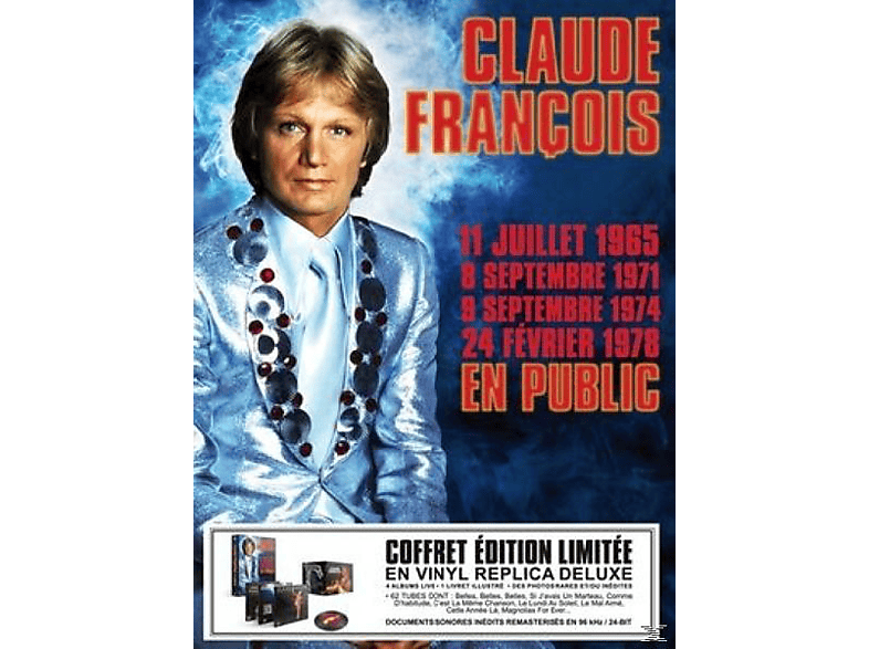 Claude Francois - Box (CD) 1965-1971-1974-1978 En Public 