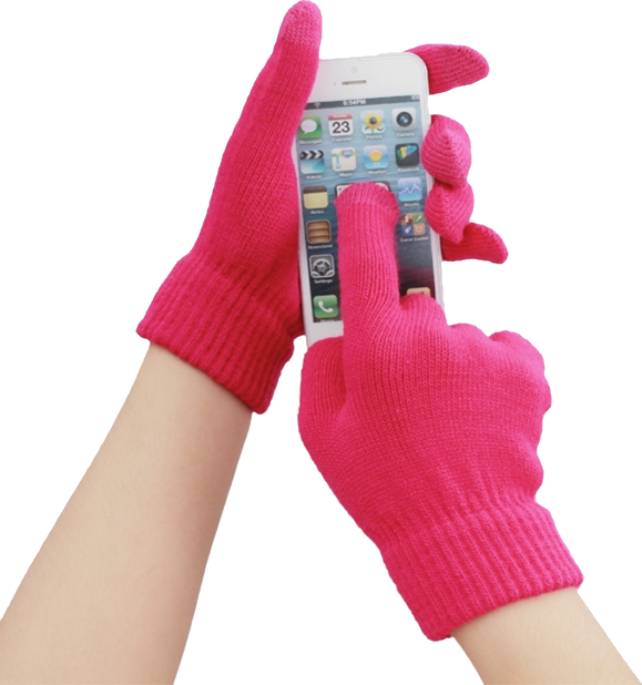 ITOTAL CM2090F Kapacitív Kesztyű, Ciklámen