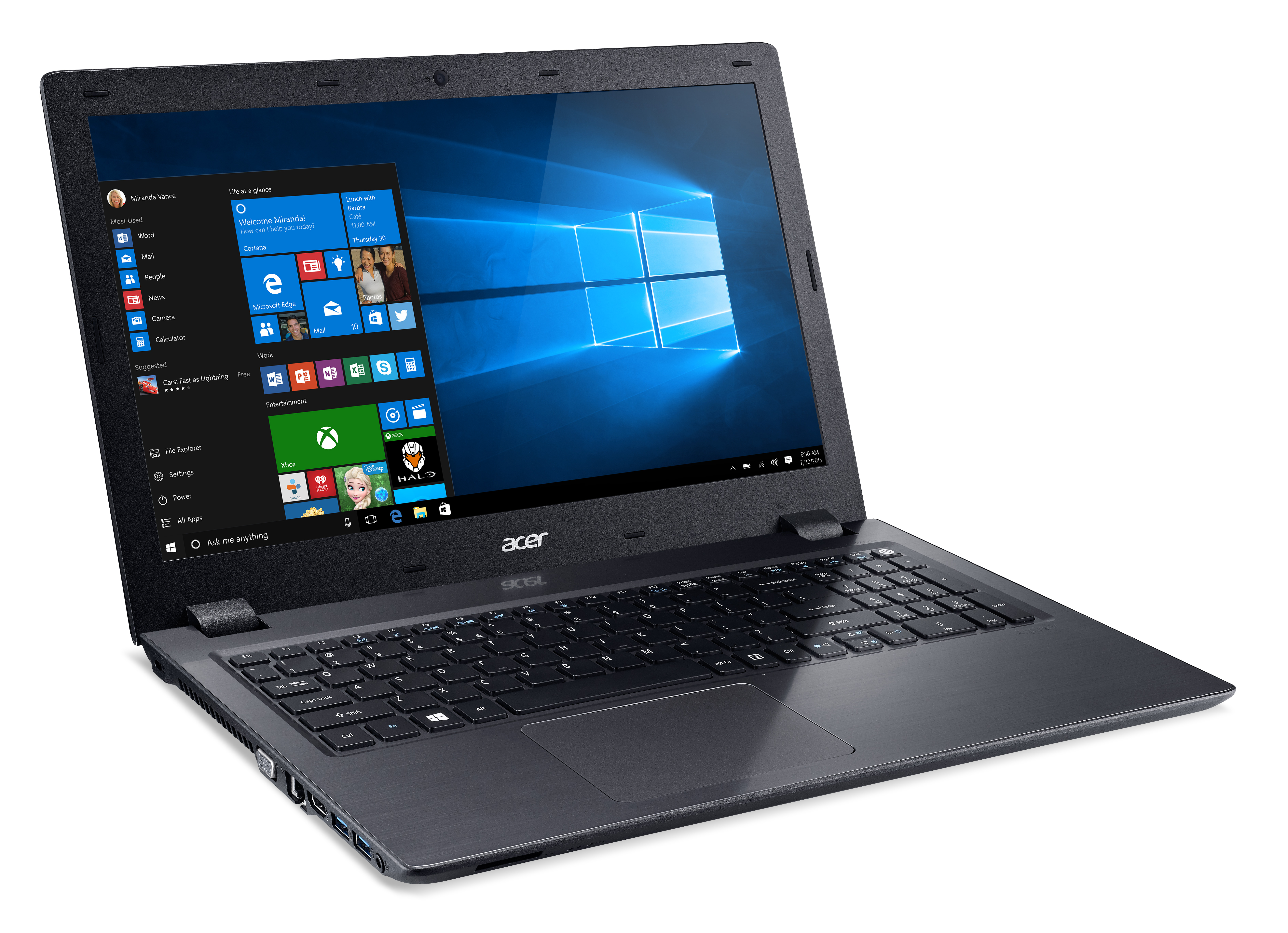 ACER Aspire V5-591G-56ED (NX.G5WEG.005) Notebook, 15,6 Zoll, Intel® Core™ i5-6300HQ Prozessor
(6M Cache, bis zu 3.20 GHz), 8 GB, 1000 GB HDD + 256 GB SSD