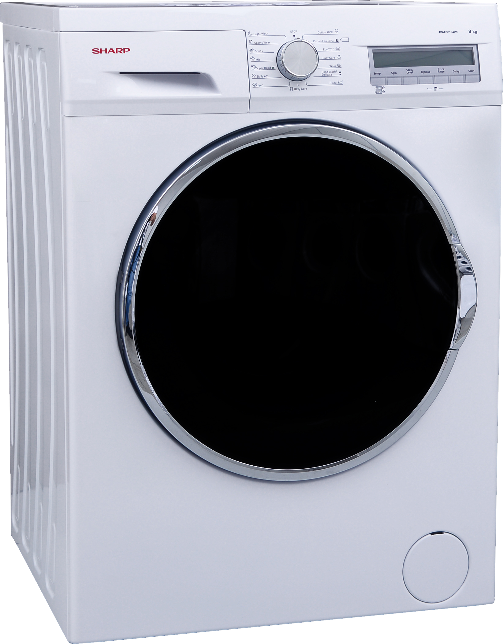 SHARP ES-FC8104W3-EE elöltöltős mosógép