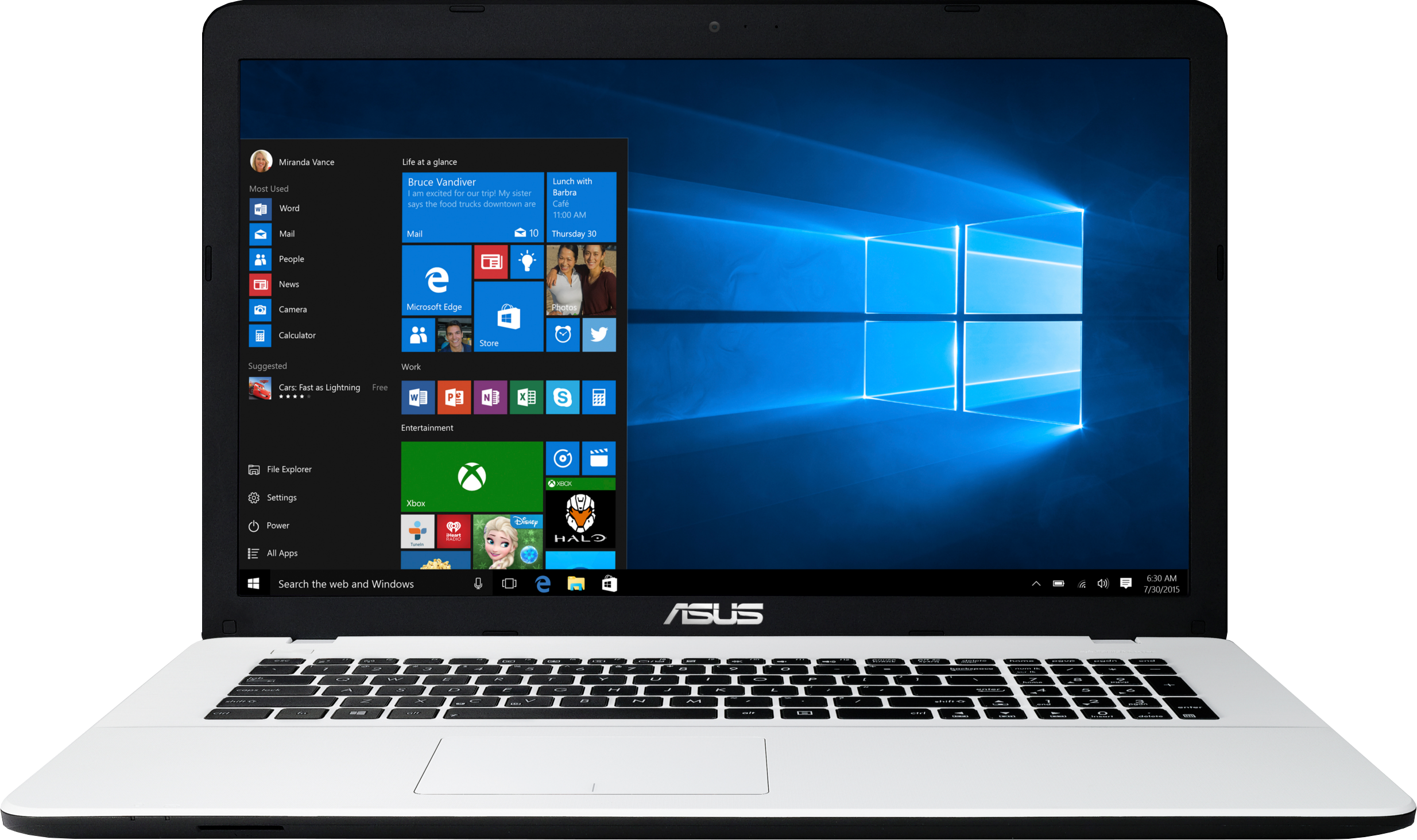 ASUS R752SA-TY051T (90NB07M2-M00870) Notebook, 17,3 Zoll, Intel® Pentium® Prozessor N3700
(2M Cache, bis zu 2.40 GHz), 4 GB, 1000 GB HDD