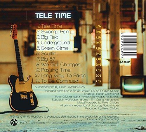 Peter O'mara - Tele Time  - (CD)