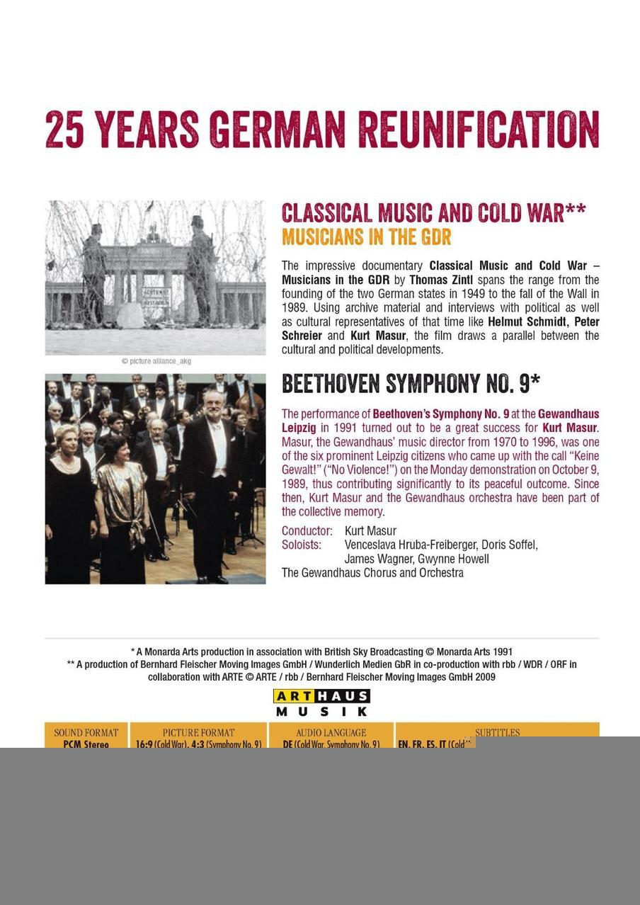 Various - 25 Years German Reunification  - (DVD)