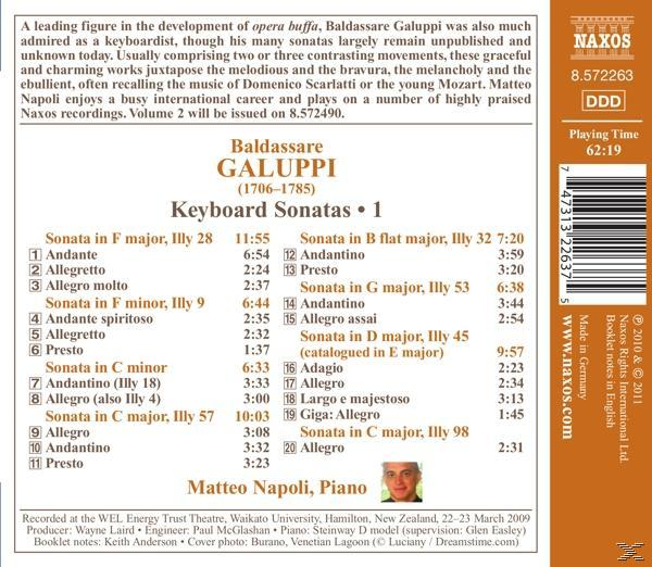 Matteo Napoli - Klaviersonaten Vol.1  - (CD)