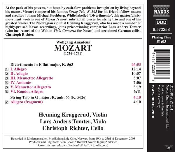 Albumcover mit Details zu einer klassischen Musikkomposition. Enthält Text und Notizen.
