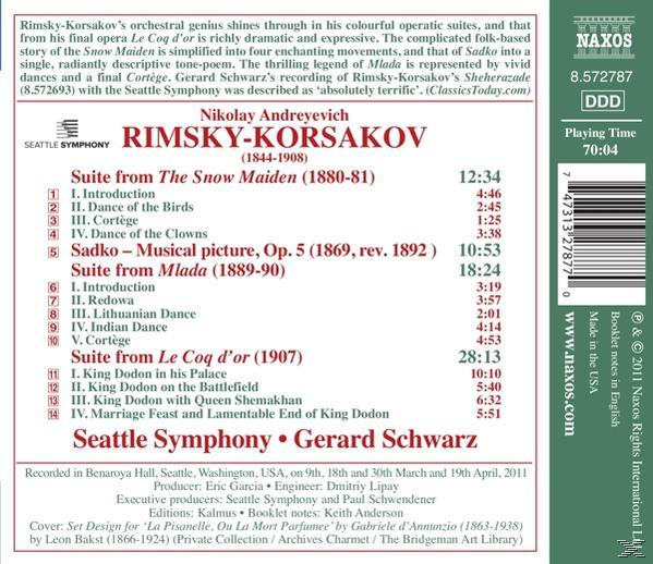 Albumcover mit Text und Titelliste. Grüner Hintergrund und ein Logo.
