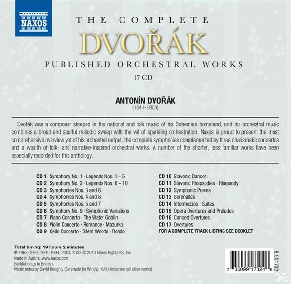CD-Hülle hinten. Text über die Musik und eine Titelliste.