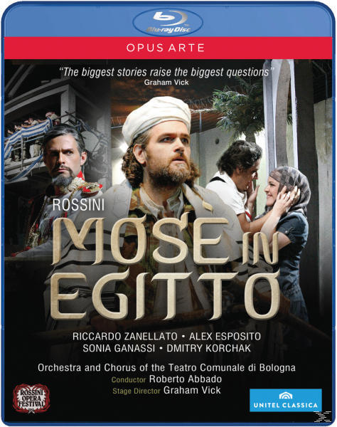 Egitto Abbado Esposito/Ganassi, R./Zanellato/Esposito - (Blu-ray) - Mosè In
