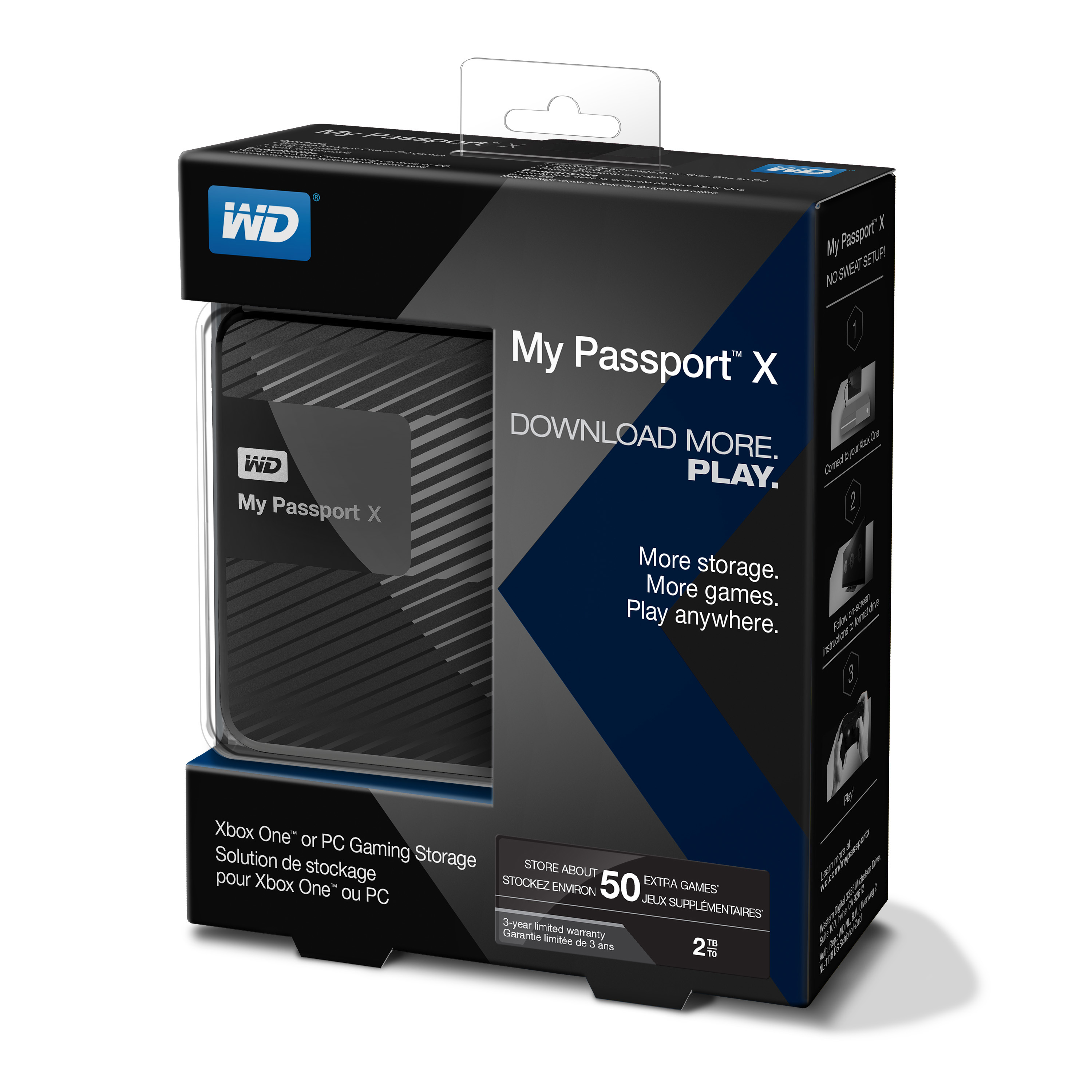 WD My Passport® X + Halo 5 - Guardians, Tragbares Gaming-Laufwerk, Schwarz