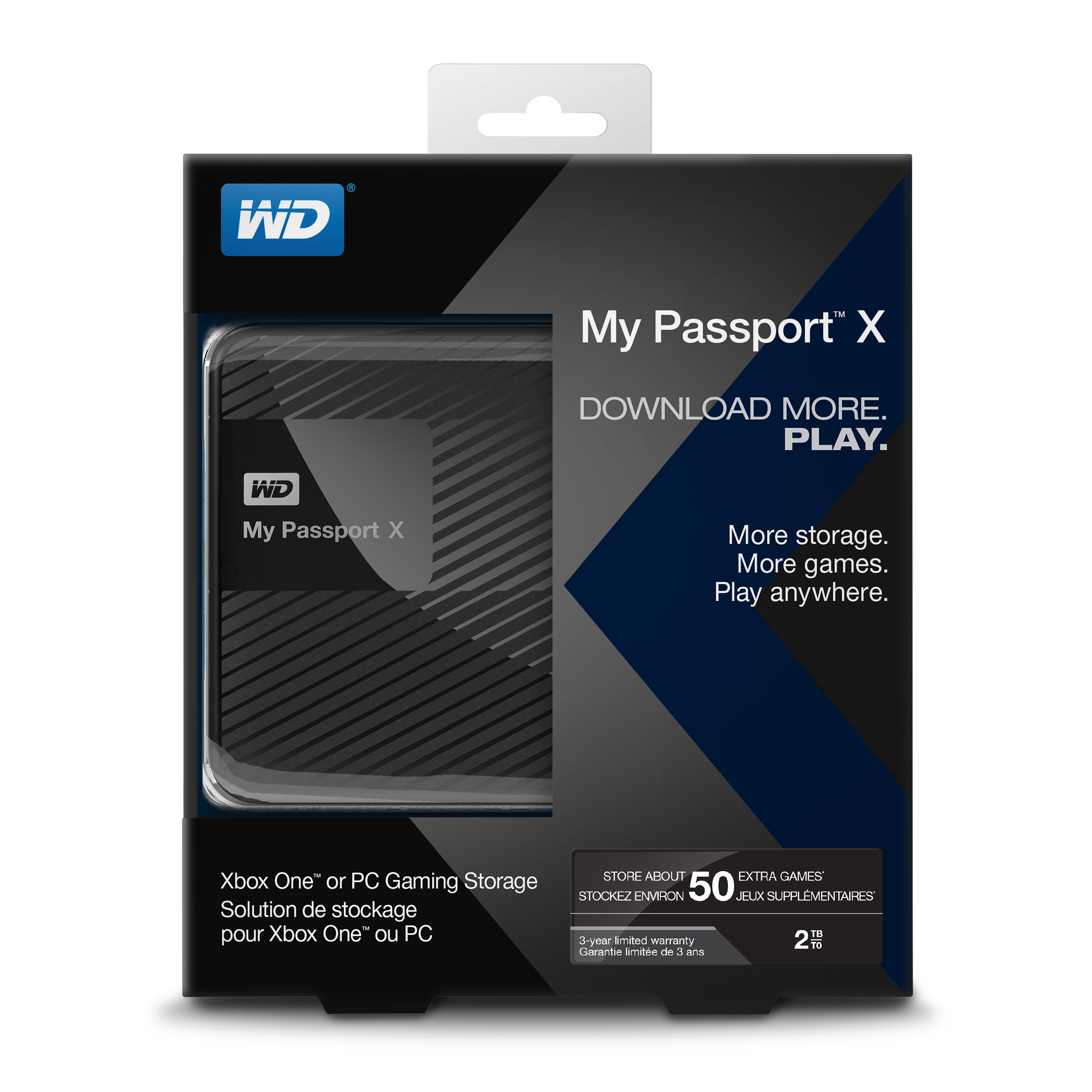 WD My Passport® X + Halo 5 - Guardians, Tragbares Gaming-Laufwerk, Schwarz