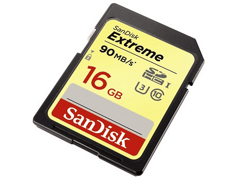 SANDISK Geheugenkaart SDHC ''Extreme'' 16 GB (139747)