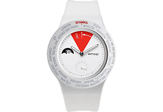 ATOP VWA-12 Beyaz-Kırmızı Dünya Kol Saati