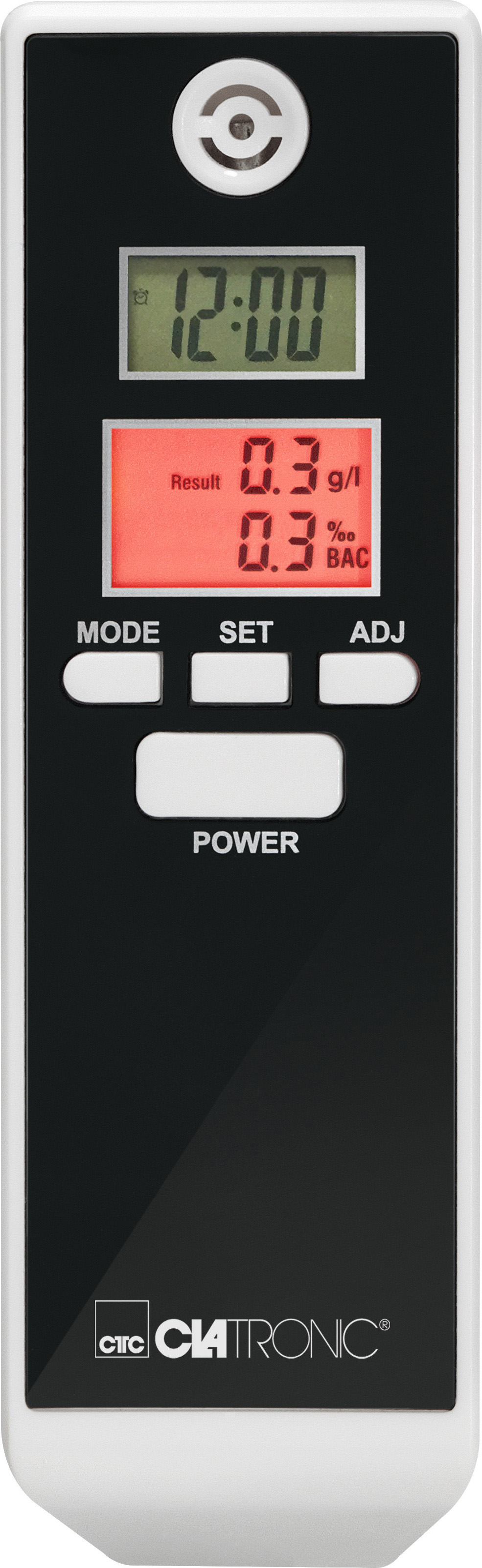 Ein Alkoholtester mit Display.