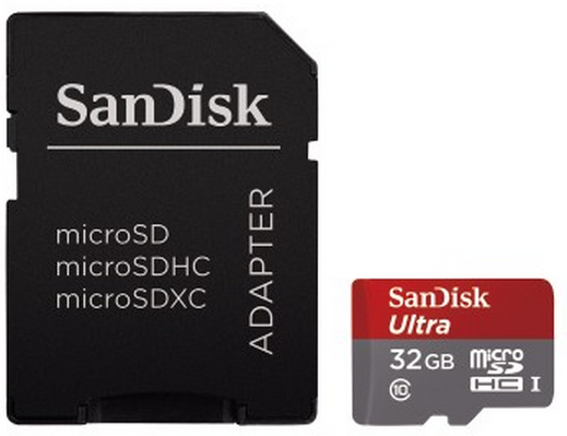 SANDISK microSDHC Ultra Android 32 GB (139772)