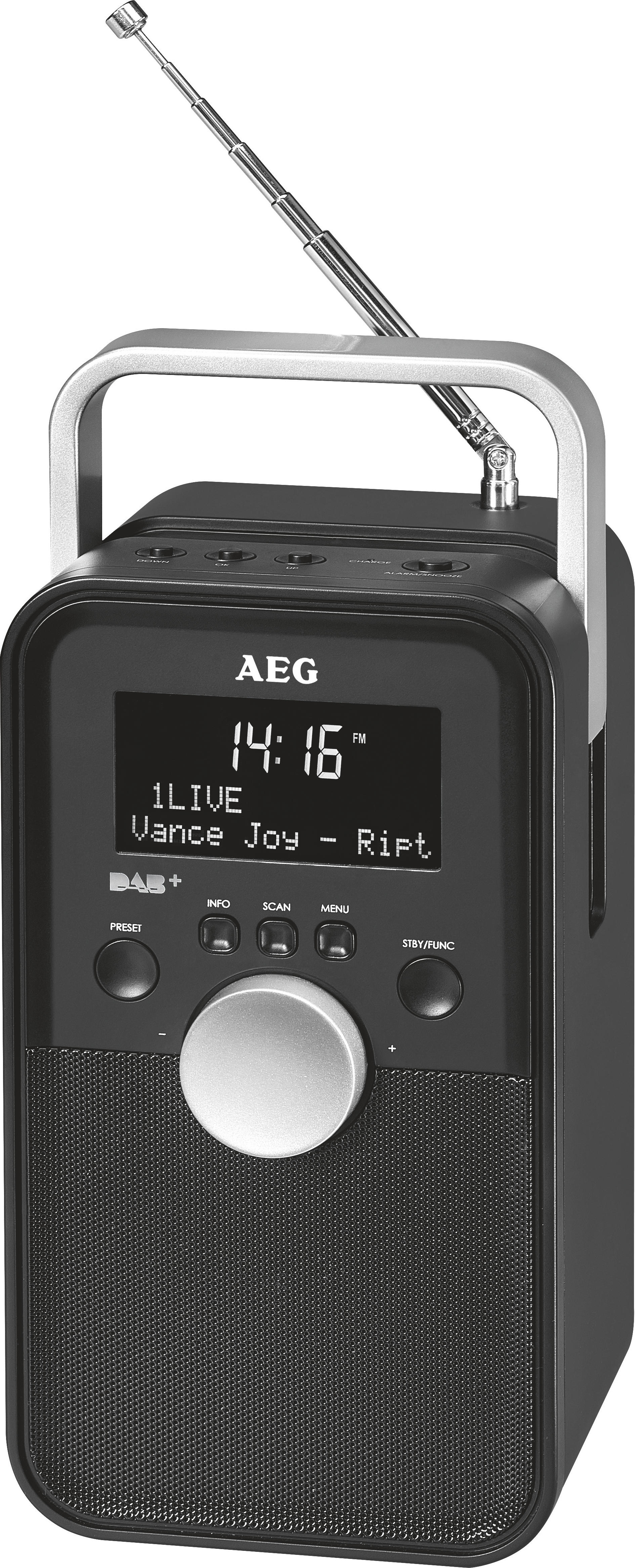AEG DR 4149 DAB, DAB+, Schwarz Digitalradio, Digital Radio