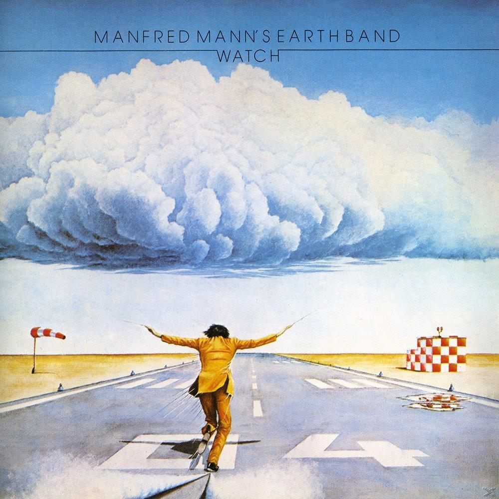 Albumcover eines Mannes, der auf einer Startbahn auf die Kamera zuläuft, mit Himmel und Wolken.