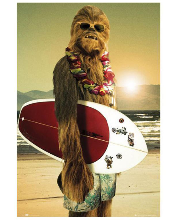 GB EYE Star Wars Chewbacca Poster Surfin\' Großformatige Poster