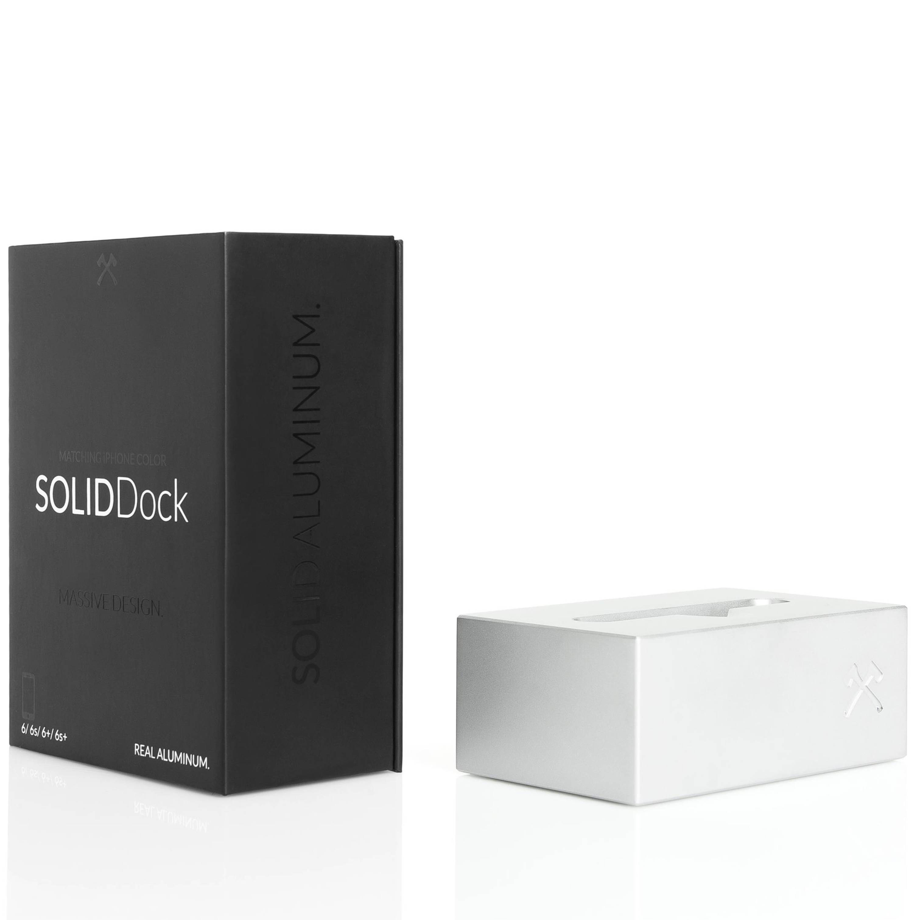 SOLIDDOCK SolidDock Ladestation, Silvery