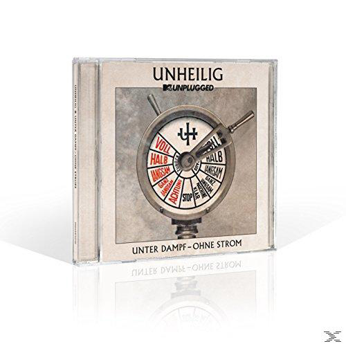 CD-Hülle. 'Unheilig Unplugged' auf dem Cover, mit einem Steuerrad-Bild. Weißer Hintergrund.