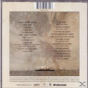 CD-Cover-Rückseite. Titelliste und Künstlerinformationen. Brauner Hintergrund.