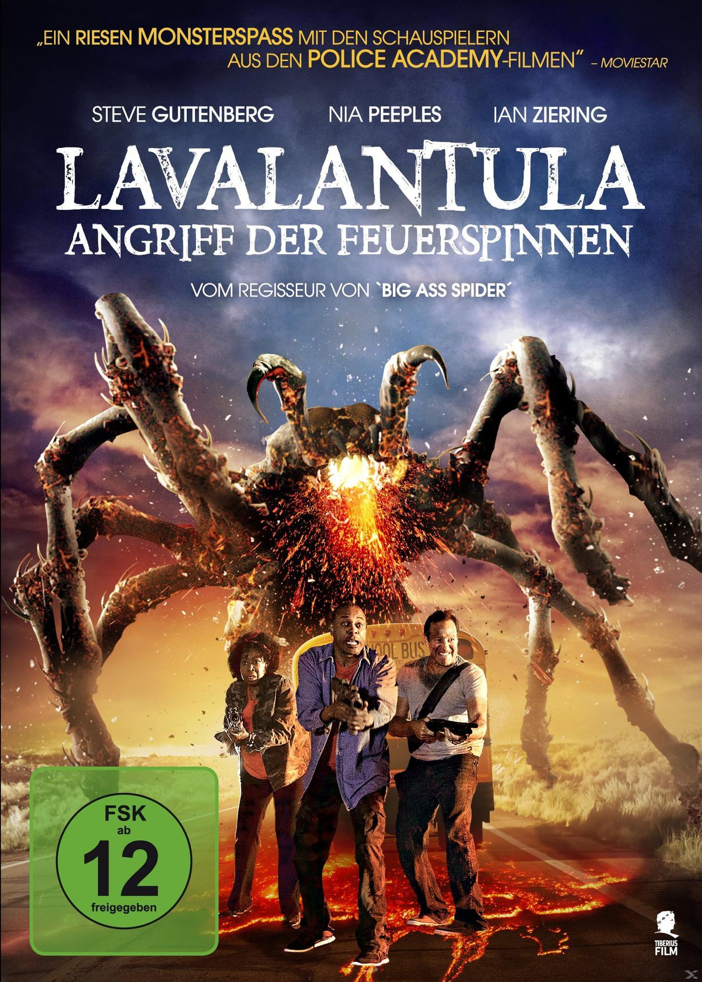 Angriff DVD der Feuerspinnen Lavalantula -