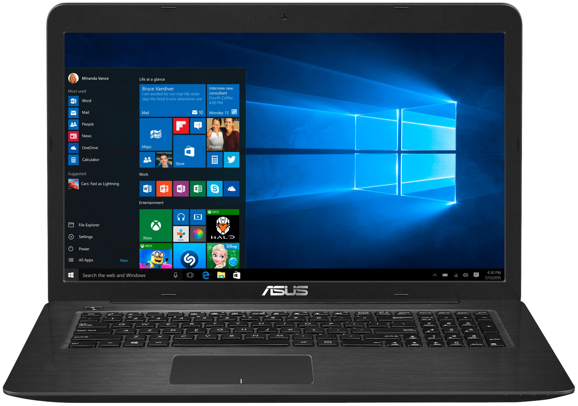 ACER Aspire E 17 - 17,3 Zoll - Intel® Core™ i3 5005U - 4 GB - 1 TB - Intel® HD 5500 - Windows 10 Home (64 Bit)