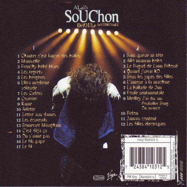 Alain Souchon - Defoule Sentimentale  - (CD)