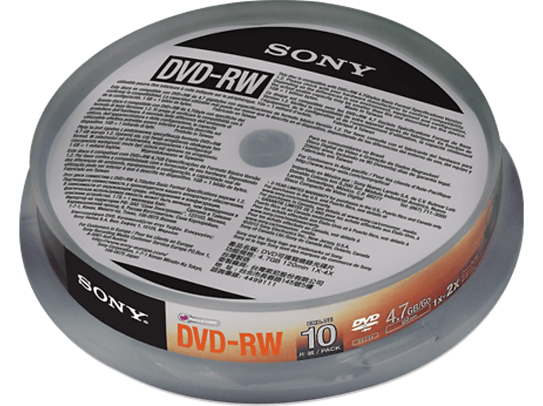 SONY MPE 10 pack DVD-R 4.7 GB (10DMW47SP)