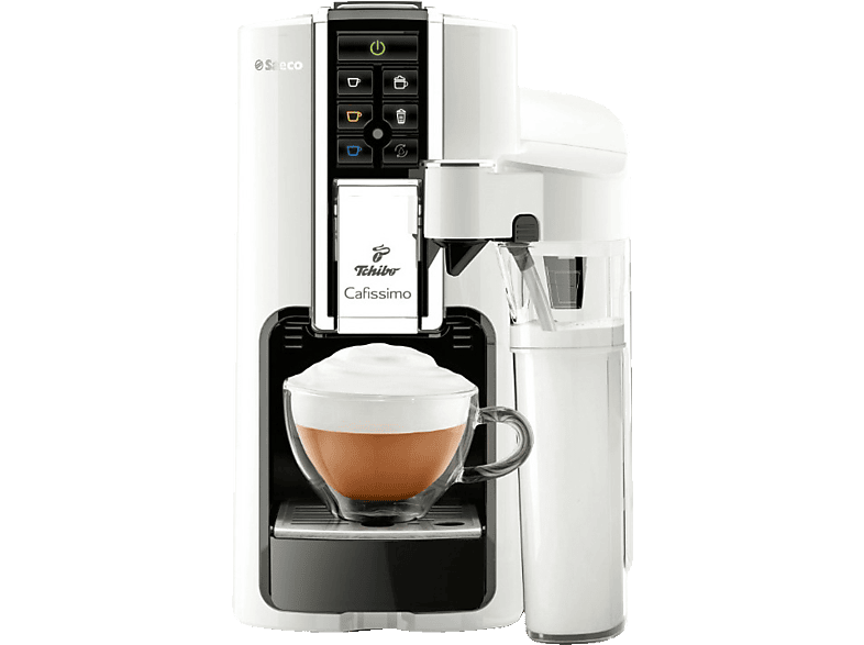 TCHIBO CAFISSIMO Saeco Latte Bianco Kapselmaschine Weiß Kapselmaschine