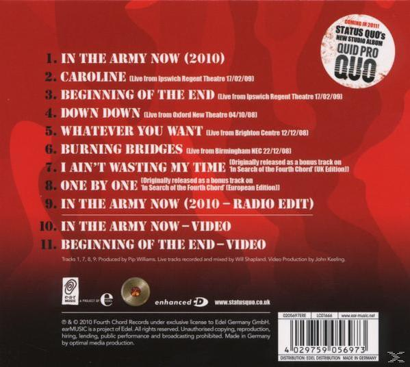 Album-Rückseite mit Titelliste, Künstler- und Albumdetails, Barcode und Copyright-Informationen.
