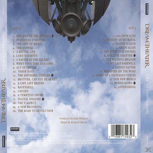 Albumcover mit Titelliste. Text auf beiden Seiten des Bildes.