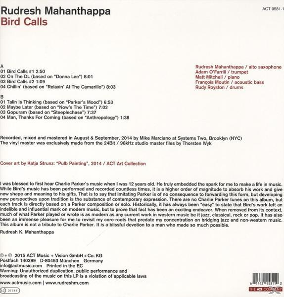 Rudresh Mahanthappa - Bird Calls  - (LP + Download)
