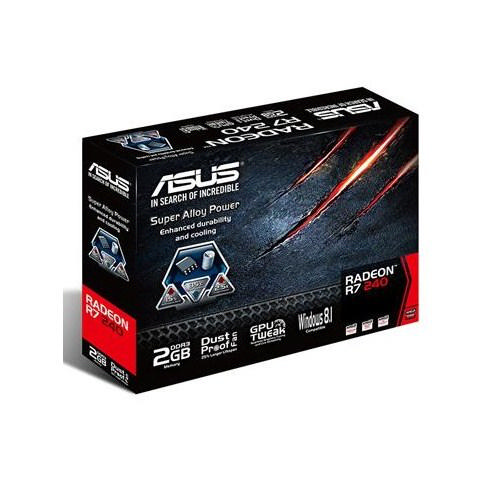 ASUS Radeon R7 240 2Gb Ddr3 Low Profile 128Bıt D-Sub Dvı Hdmı Ekran Kartı