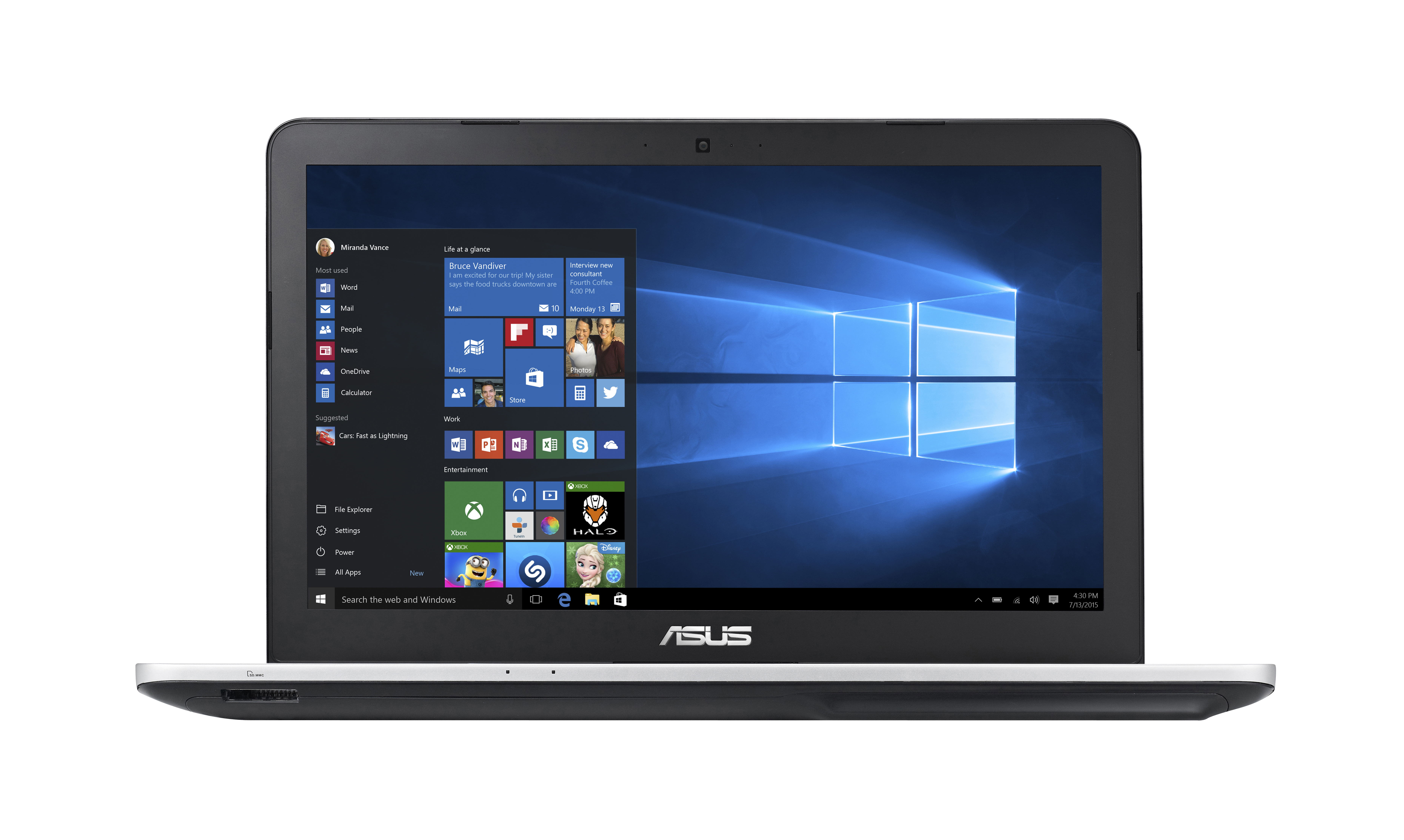 ASUS N551VW-FY196T - 15,6 Zoll - Intel® Core™ i7 i7-6700HQ - 8 GB - 256 GB - NVIDIA GeForce® GTX 960 - Windows 10 Home (64 Bit)