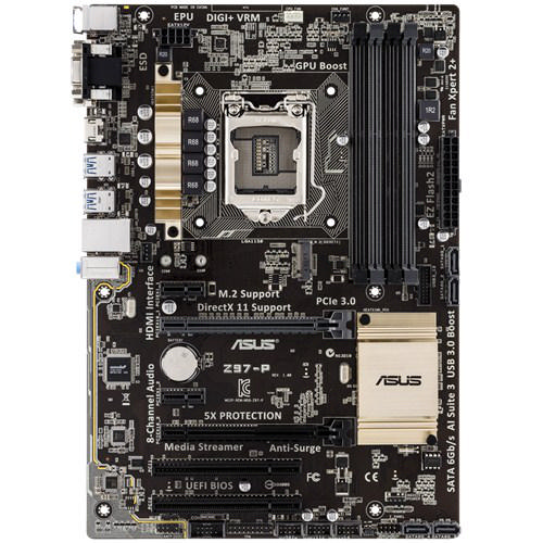 ASUS Z97P Z97 DDR3 ATX SATA6 HDMI DSUB Anakart
