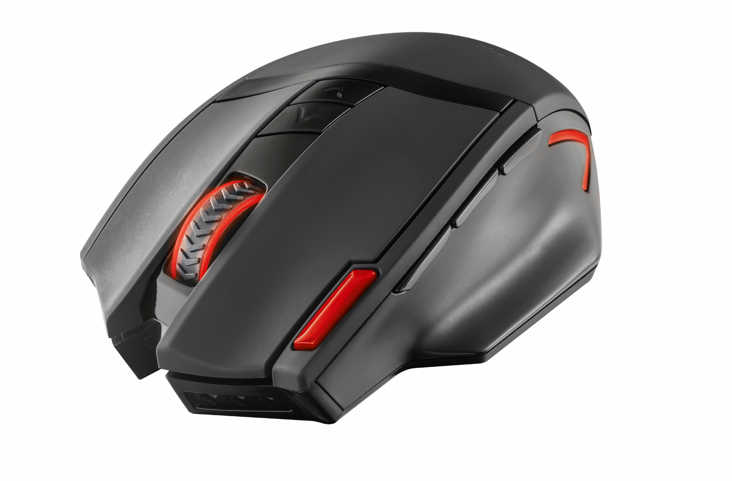 TRUST GXT 130 Gaming Maus, Schwarz/Rot