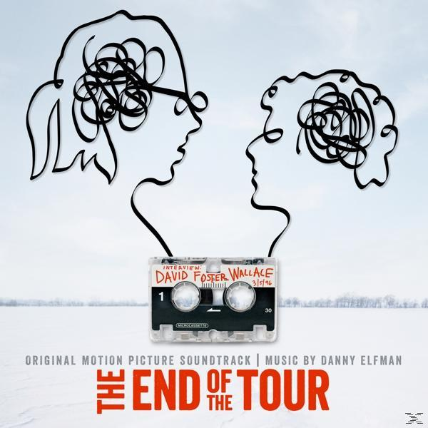 Album borító: Két fej kusza vonalakkal, egy kazetta és a 'The End of the Tour' szöveg.