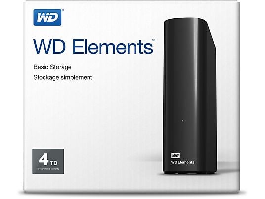 WESTERN DIGITAL Externe harde schijf 8 TB Elements Desktop (WDBWLG0080HBK-EESN)